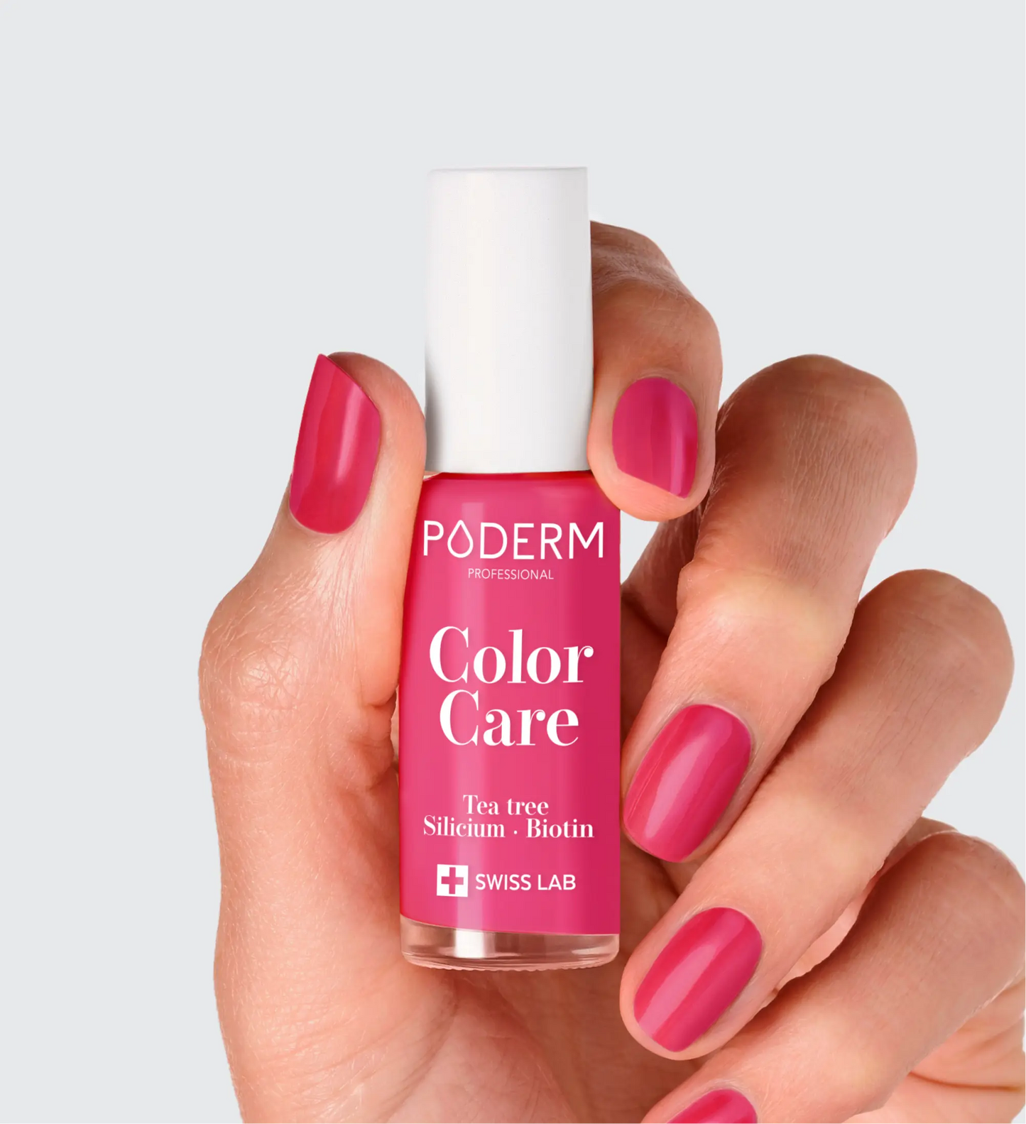 Color Care Tea Tree Nail Polish - Raspberry Pink