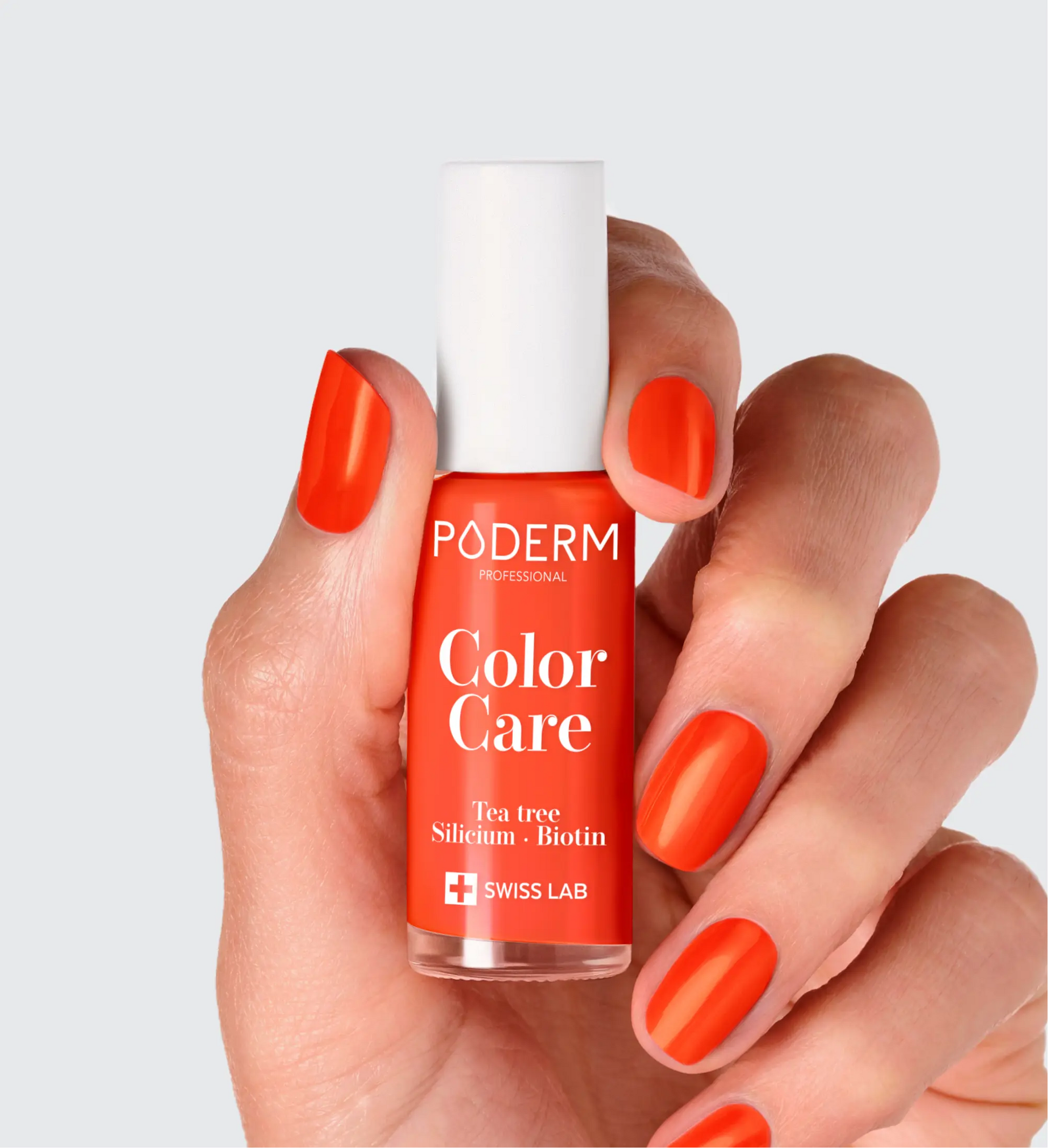 Color Care Tea Tree Nail Polish - Orange Mango