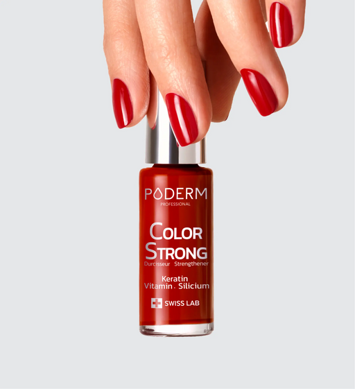 Color Strong Hardener Nail Polish - Red Allure